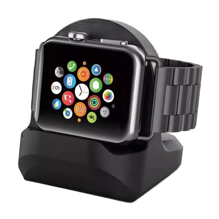 Watch Home Silicone Charge Stand Holder Station Dock for Apple Watch Series 1/2/3 42mm 38mm Charger Cable for iWatch