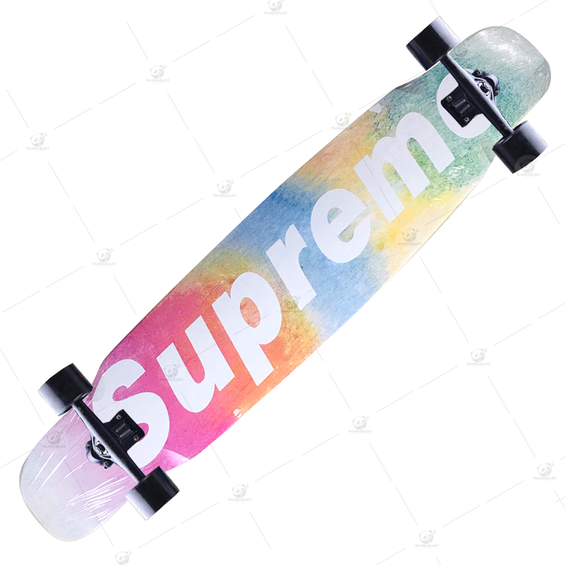 Hot Sale Skateboard สเก็ตบอร์ด longboard ลองบอร์ด (ฟรี! กระเป๋าอุปกรณ์ครบชุด) เมเปิลแคนาดาแท้ 8 ชั้น สเก็ตบอร์ดยาว Freestyle longboard ราคาถูก เซิร์ฟสเก็ต