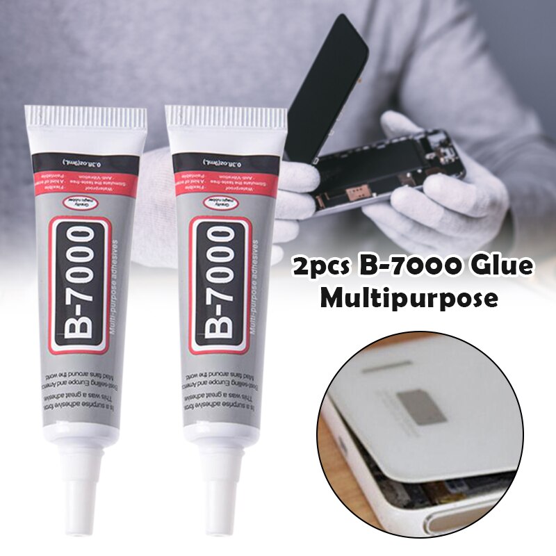 2Pcs B-7000 Glue 9ml B7000 DIY Craft Multi Purpose Glue Adhesive Epoxy