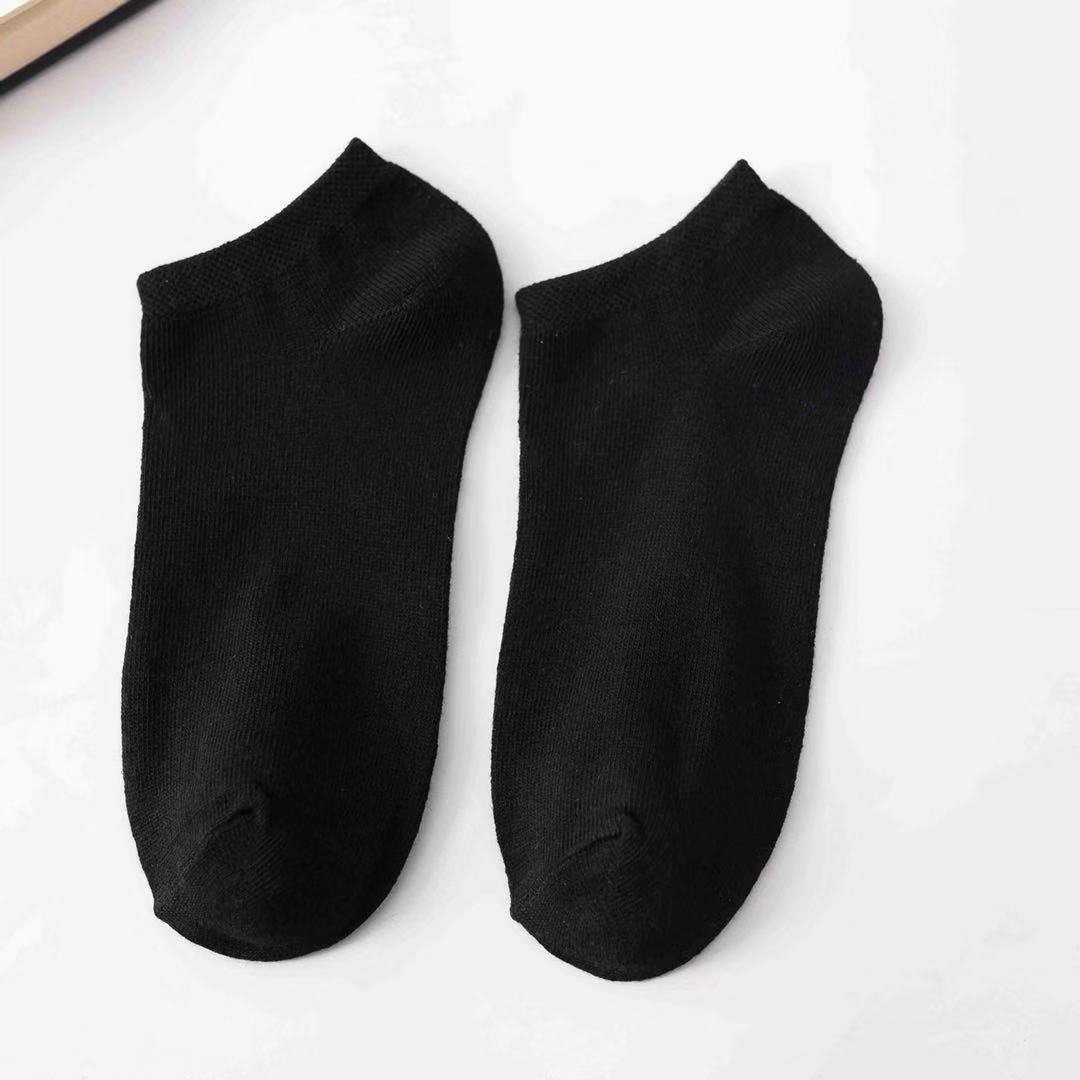 lisiri [พร้อมส่ง!] ถุงเท้า ถุงเท้าแฟชั่น ถุงเท้าข้อสั้นสีพื้นลายเรียบๆ ใส่ได้ทั้งชายและหญิง ใส่สบายเนื้อนุ่มระบายอากาศ