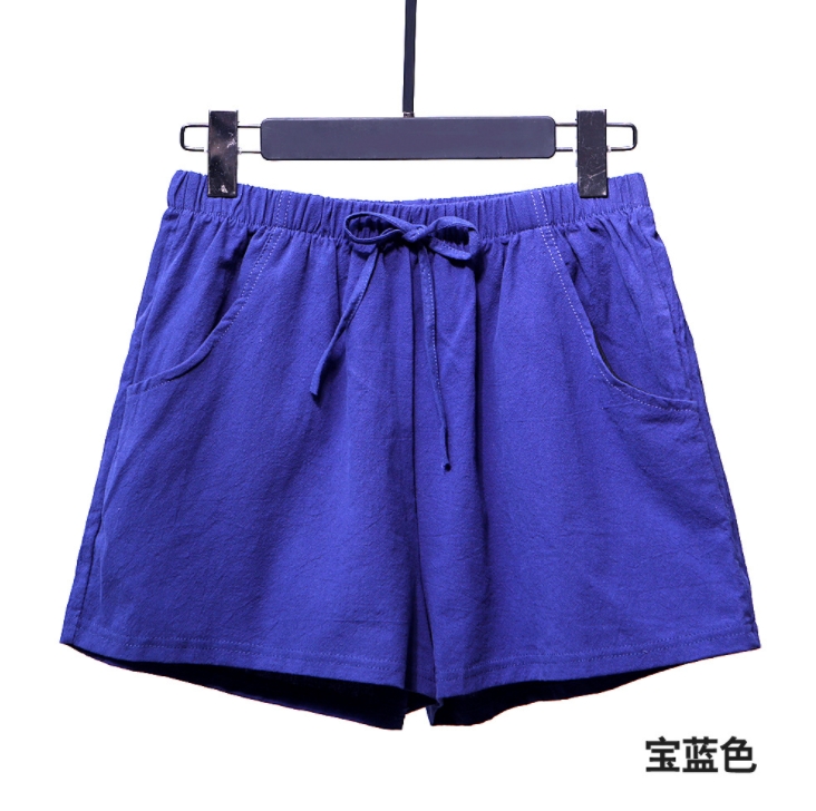 กางเกงขาสั้น ผ้าลินิน เอวยืด มี 2ขนาด เอว23-29 และ 29-34 ระบายอากาศได้ดี สวมใส่สบาย Kori Shop
