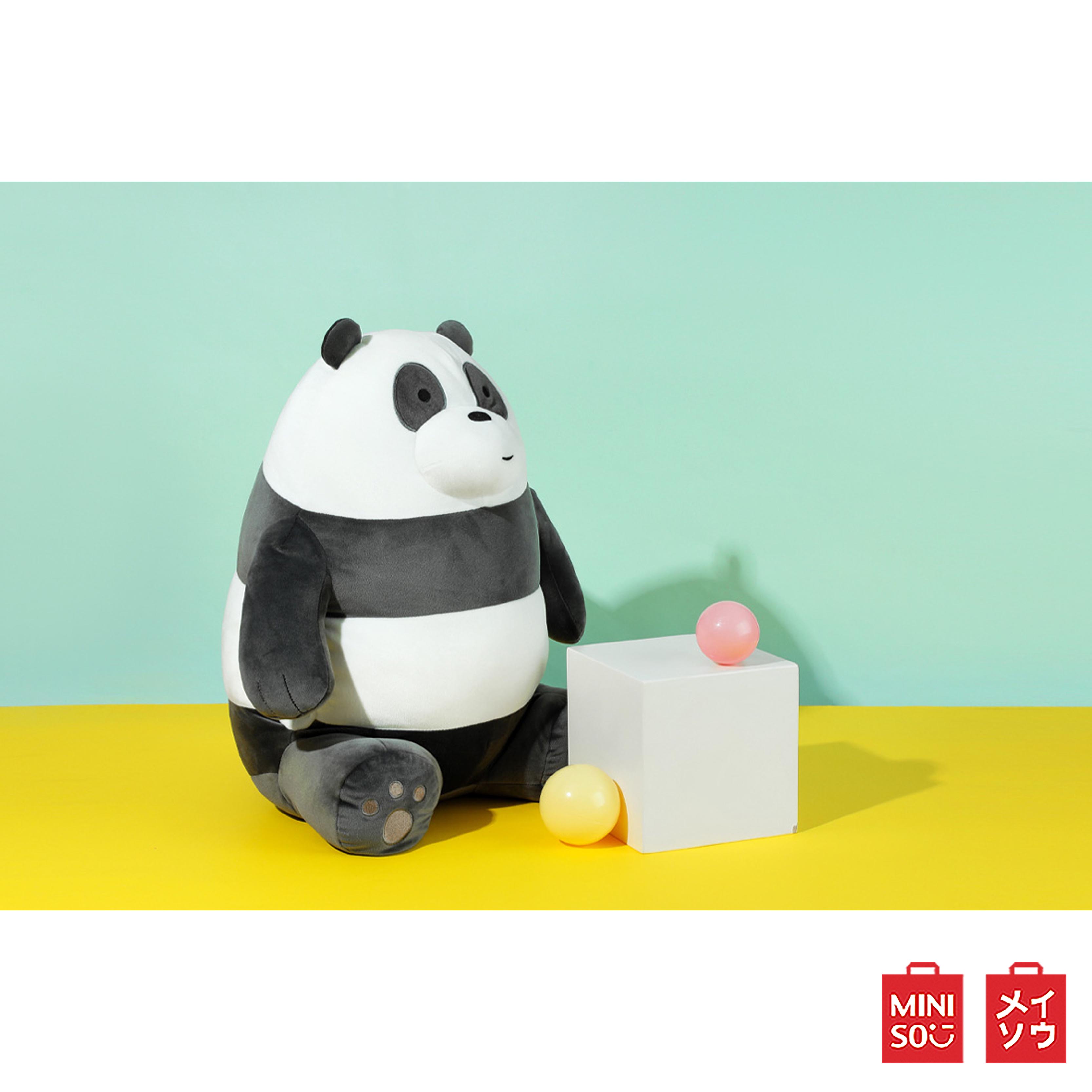 MINISO ตุ๊กตาหมอนข้างแบบนั่ง We Bare Bears