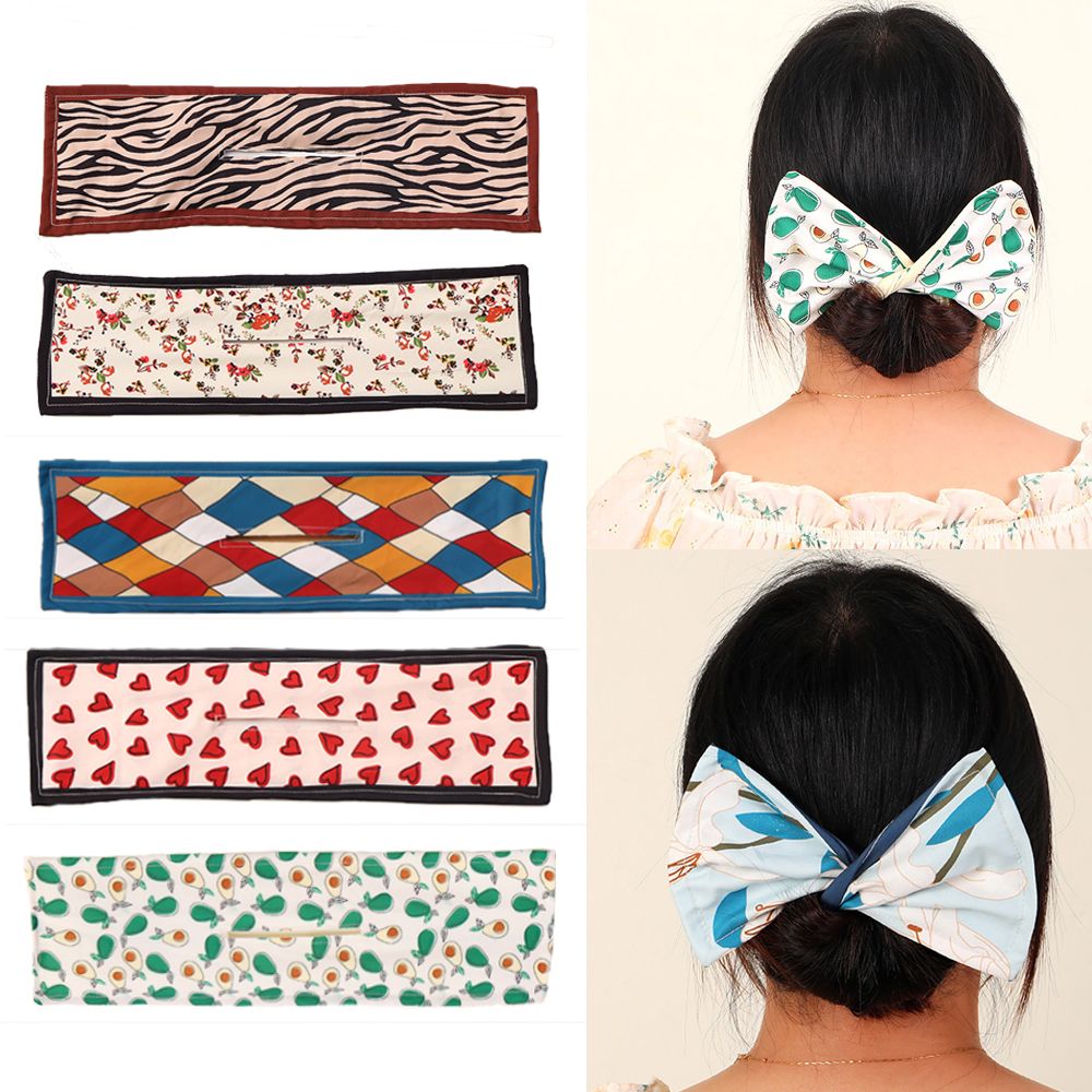 SIKONG Fashion Braider Makers Hair Twist Hairpin Bowknot HairBands Hair Curler Headband Deft Bun