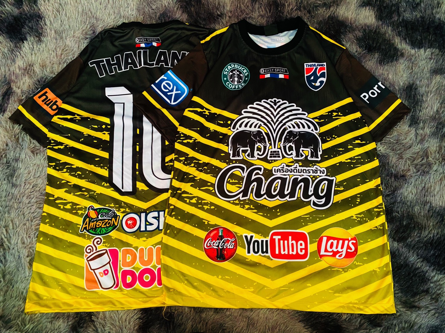 เสื้อกีฬา เสื้อช้าง บอลไทย ช้างศึก เสื้อฟุตบอล ธงชาติไทย โลโก้ช้าง เนื้อผ้าดี ใส่สบาย มีไซส์