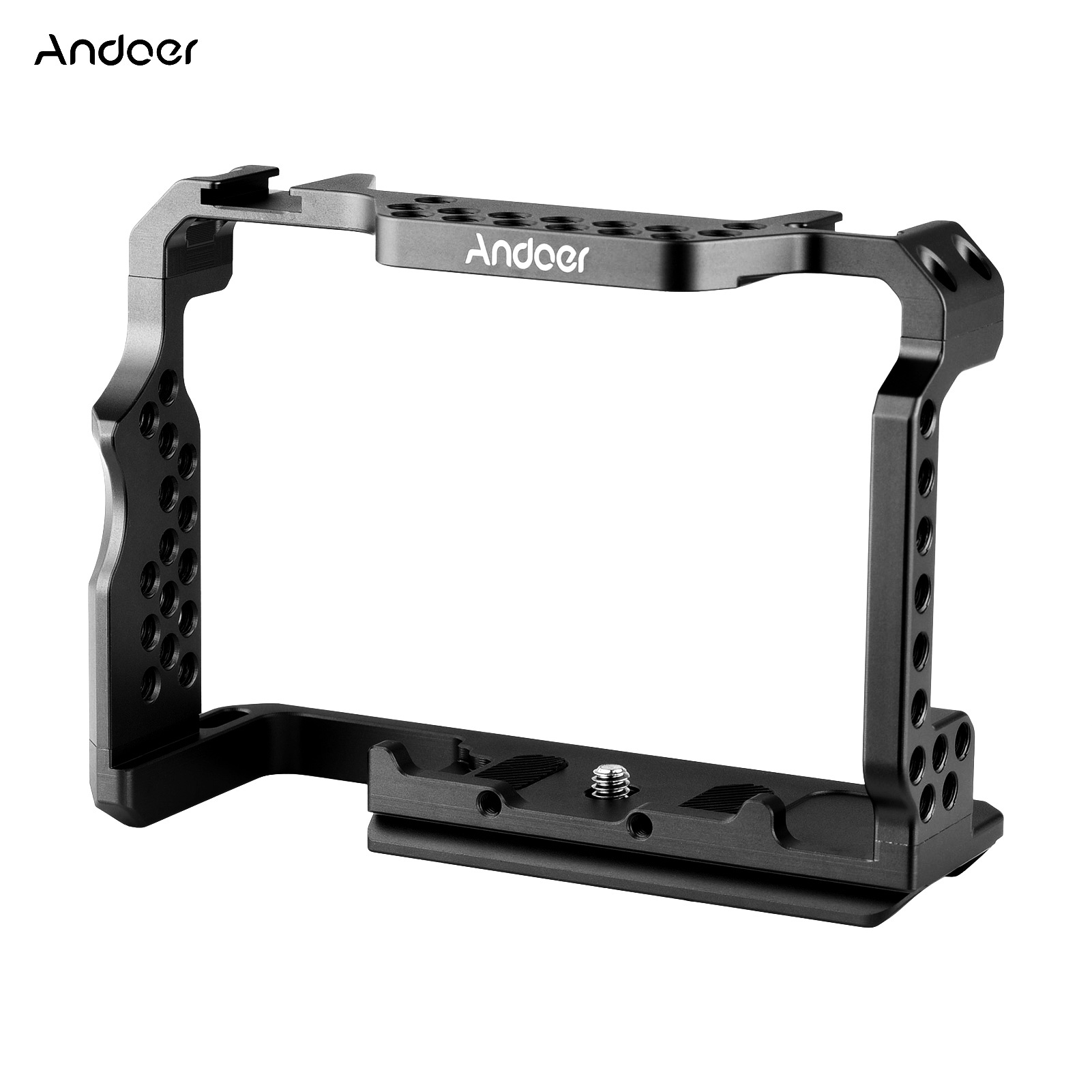 Andoer aluminum alloy camera cage video rig replacement for sony a7r iii/ a7 ii/ a7iii