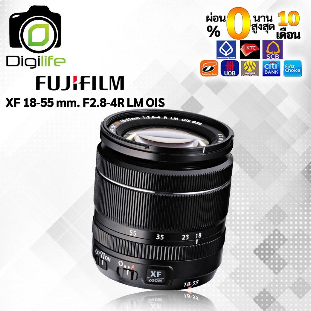 Fuji Lens XF 18-55 mm. F2.8-4R LM OIS - รับประกันร้าน Digilife Thailand 1ปี