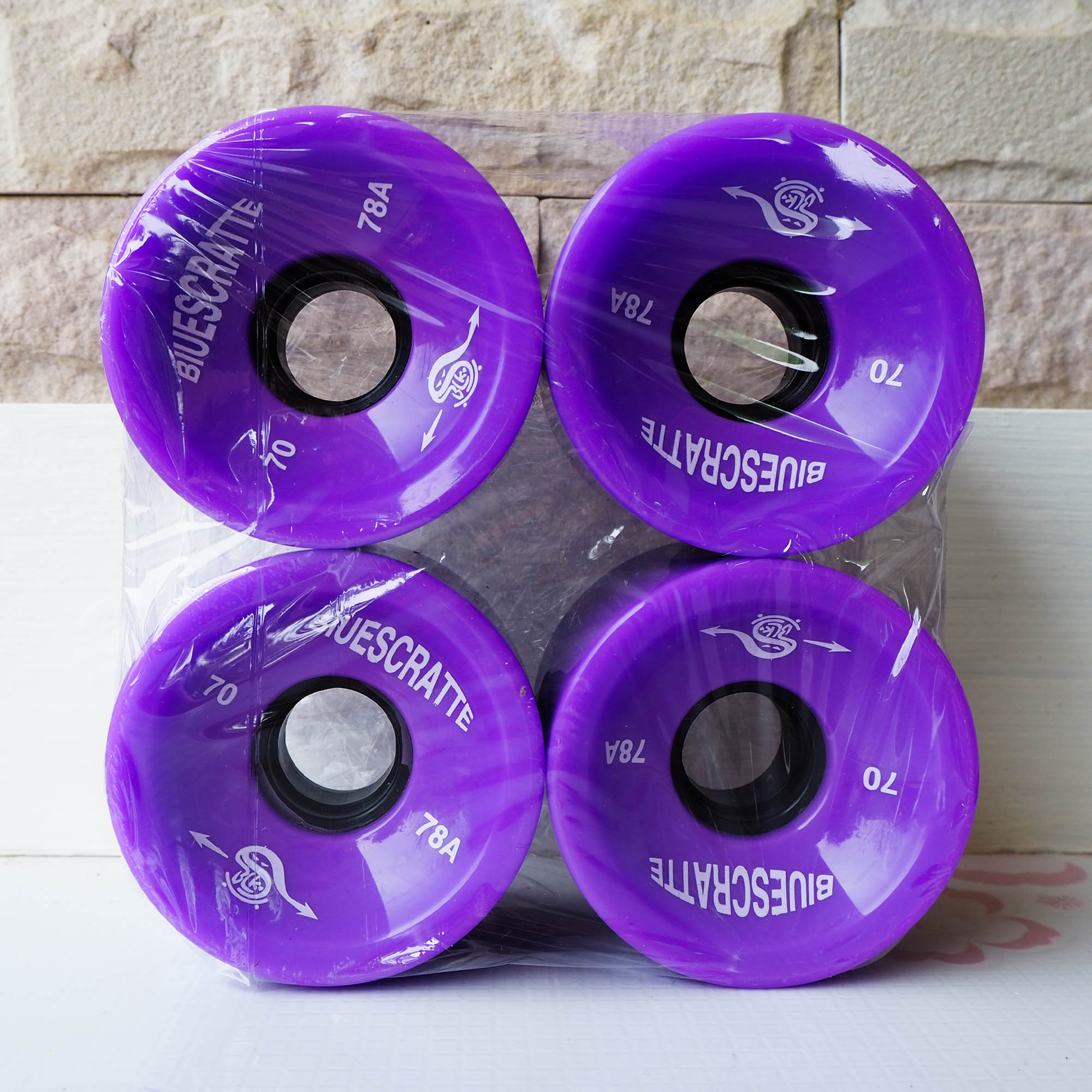 ล้อเซิร์ฟสเก็ต ล้อ Surfskate BLUESCRATTE WHEEL ขนาด 70x51mm 78A