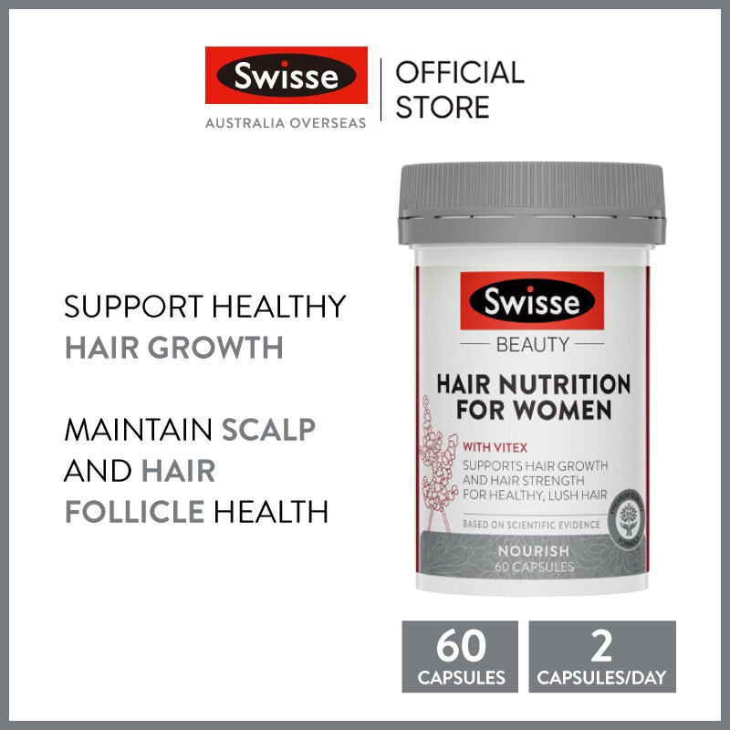 Viên Uống Dưỡng Tóc Cho Nữ Swisse Ultiboost Hair Nutrition For Women 60
