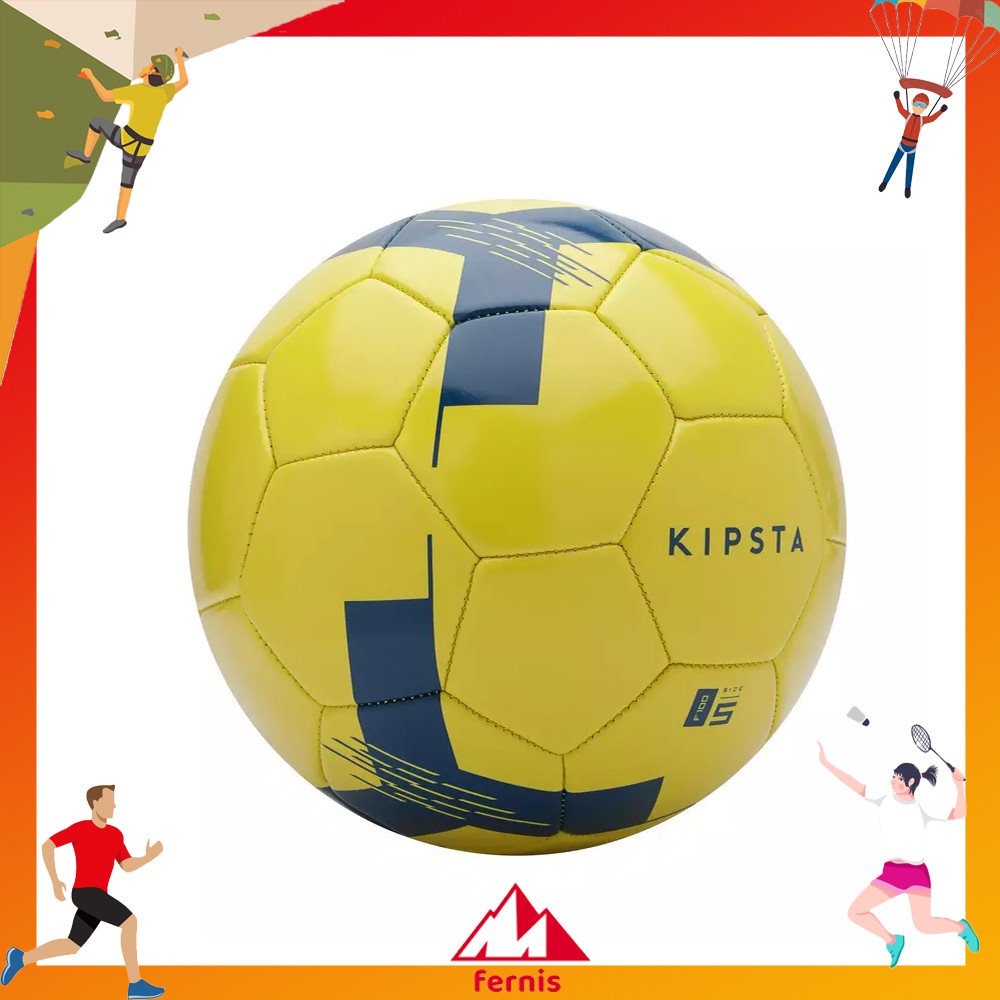 ลูกฟุตบอล ฟุตบอล (สูบลมให้พร้อมใช้งาน) Kipsta