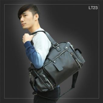 ขายด่วน LT23 กระเป๋าสะพายข้าง หนัง PU สีดำ กระเป๋าผู้ชาย ลดราคา LT23 กระเป๋าสะพายข้าง หนัง PU สีดำ กระเป๋าผู้ชาย