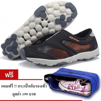 ประเทศไทย รองเท้า aquatwo 503 3 in 1 ใส่ออกกำลังกายเล่นน้ำตกหรือใส่เดินเที่ยวได้ในคู่เดียว สีดำ