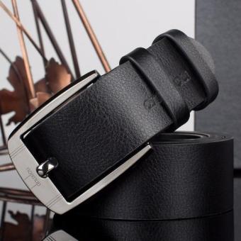 เข็มขัดผู้ชาย เข็มขัด ผู้ชาย เข็มขัดหนัง Belt Mens Jeans CasualWaistband Dress PU Leather Belt Pin Metal Buckle Strap - Black เข็มขัดผู้ชาย เข็มขัด ผู้ชาย เข็มขัดหนัง Belt Mens Jeans CasualWaistband Dress PU Leather Belt Pin Metal Buckle Strap - Black