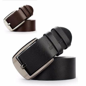 เข็มขัดผู้ชาย เข็มขัด ผู้ชาย เข็มขัดหนัง Belt Mens Jeans CasualWaistband Dress PU Leather Belt Pin Metal Buckle Strap - Black เข็มขัดผู้ชาย เข็มขัด ผู้ชาย เข็มขัดหนัง Belt Mens Jeans CasualWaistband Dress PU Leather Belt Pin Metal Buckle Strap - Black