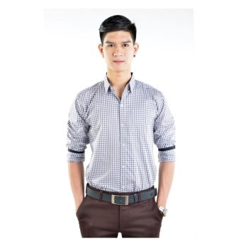 BOYD Shirt เสื้อเชิ้ตผู้ชายลายสก๊อต ผ้าคอตตอน SP-016 สีเทา BOYD Shirt เสื้อเชิ้ตผู้ชายลายสก๊อต ผ้าคอตตอน SP-016 สีเทา