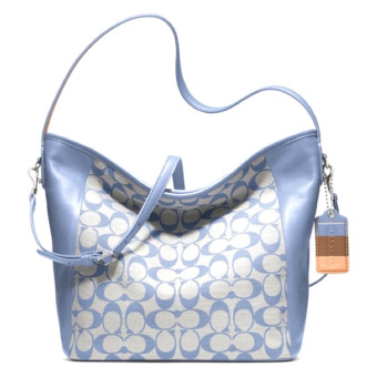 รีวิวพันทิป Coach กระเป๋าสะพายมีหูหิ้วสำหรับผู้หญิง รุ่น 23488 สีฟ้า ต้องการขายด่วน Coach กระเป๋าสะพายมีหูหิ้วสำหรับผู้หญิง รุ่น 23488 สีฟ้า