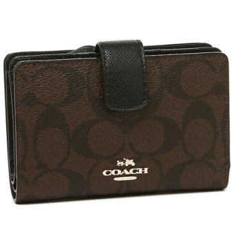 เสนอราคา COACH 54023 MEDIUM CORNER ZIP WALLET Dark Brown ขายด่วน COACH 54023 MEDIUM CORNER ZIP WALLET Dark Brown