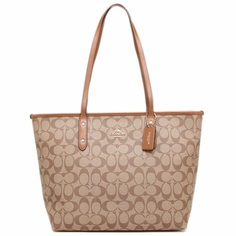 กระเป๋าสะพายไหล่ COACH F58292 CITY ZIP TOTE IN SIGNATURE กระเป๋าสะพายไหล่ COACH F58292 CITY ZIP TOTE IN SIGNATURE