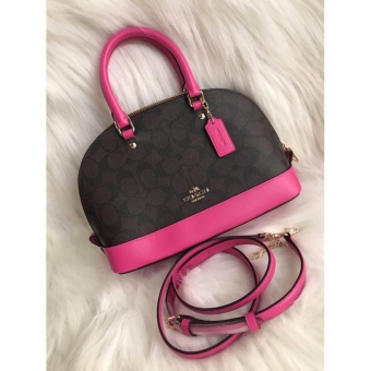 ต้องการขาย Coach F58295 กระเป๋าถือสะพายสีน้ำตาลชมพูลายซีทรงโดมเล็ก MINI SIERRA SATCHEL IN SIGNATURE ขายด่วน Coach F58295 กระเป๋าถือสะพายสีน้ำตาลชมพูลายซีทรงโดมเล็ก MINI SIERRA SATCHEL IN SIGNATURE