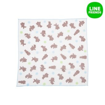 COTTON HANDKERCHIEF 2_BROWN COTTON HANDKERCHIEF 2_BROWN