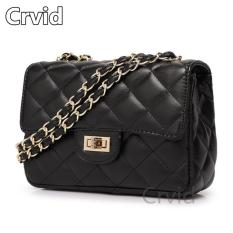 Crvid Fashion กระเป๋าสะพายพาดลำตัว Premium Crossbody （black）