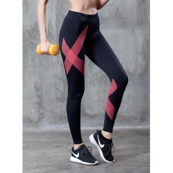 ซื้อ/ขาย EVS Women Compression Tights Move Black/Red