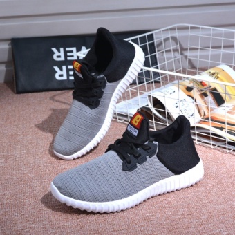 FIT รองเท้า รองเท้าผ้าใบผู้ชาย รุ่น M008 - สีดำ/เทา June 2018 - 4 FIT รองเท้า รองเท้าผ้าใบผู้ชาย รุ่น M008 - สีดำ/เทา - 4