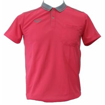 2561 เสื้อกีฬาคอโปโลชาย Grandsport 12-554 ชมพูบานเย็น