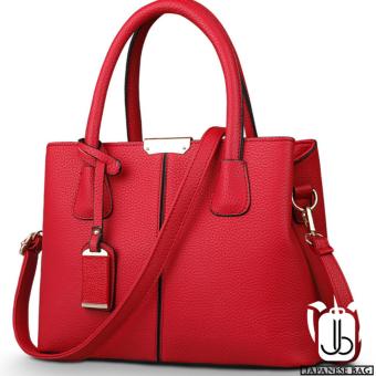 Japanese Bag กระเป๋าถือผู้หญิงทรงยุโรปและอเมริกา หนังแท้ (สีแดง) Japanese Bag กระเป๋าถือผู้หญิงทรงยุโรปและอเมริกา หนังแท้ (สีแดง)