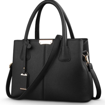 Japanese Bag กระเป๋าถือผู้หญิงทรงยุโรปและอเมริกา หนังแท้ (สีดำ) Japanese Bag กระเป๋าถือผู้หญิงทรงยุโรปและอเมริกา หนังแท้ (สีดำ)