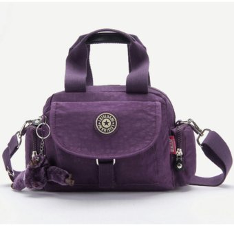 KOREA กระเป๋าสะพายข้าง แบบมีหูหิ้ว ผ้ากันน้ำรุ่นG022-6(สีม่วงพร้อมลิง) KOREA กระเป๋าสะพายข้าง แบบมีหูหิ้ว ผ้ากันน้ำรุ่นG022-6(สีม่วงพร้อมลิง)