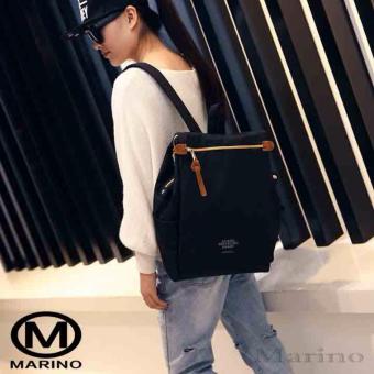 Marino กระเป๋า กระเป๋าเป้ กระเป๋าสะพายหลังสีดำ