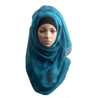 Muslim Hijab Islamic Women Kerchief Scarf Hijabs Shawls Solid HeadScarves 175-180cm - intl Muslim Hijab Islamic Women Kerchief Scarf Hijabs Shawls Solid HeadScarves 175-180cm - intl