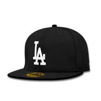 New Style Female male LA flat along the hat hip-hop baseball capspring summer(Black white) - intl New Style Female male LA flat along the hat hip-hop baseball capspring summer(Black white) - intl