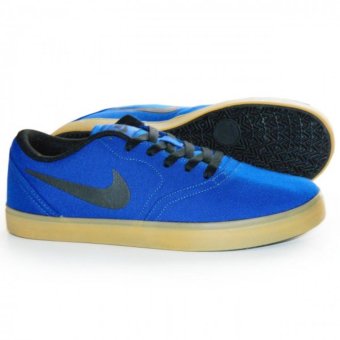 ประเทศไทย Nike รองเท้าลำลองชาย สเก็ตบอร์ด SB Check Canvas ลิขสิทธิ์แท้ สี Deep Royal