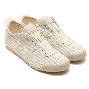 ซื้อ/ขาย Onitsuka Tiger - Slip On (Strip White Gray /ลายเส้นเทาขาว)