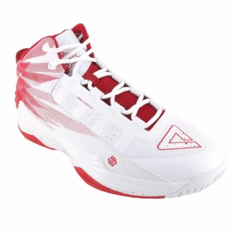 ราคา PEAK รองเท้า บาสเกตบอล เอ็นบีเอ NBA Basketball shoes พีค รุ่น E62003A - White/Red