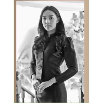 ชุดดำ ชุดไทยจิตรดา ชุดไว้อาลัย จิตลดา-สีดำ ผ้ากระรอก ชุดดำ ชุดไทยจิตรดา ชุดไว้อาลัย จิตลดา-สีดำ ผ้ากระรอก