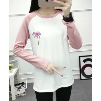 SCS เสื้อยืด แขนต่อยาว แฟชั่นสวย (สีขาว +ชม) รุ่น8320 June 2018 - 3 SCS เสื้อยืด แขนต่อยาว แฟชั่นสวย (สีขาว +ชม) รุ่น8320 - 3
