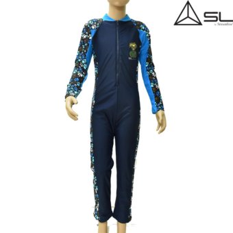 ประเทศไทย SL Streamline ชุดว่ายน้ำเด็กซันสกรีน SL STREAMLINE (KAMIN S COLLECTION) 1ชิ้น เสื้อแขนยาว กางเกงขายาว สีกรม Size 2 (สูง 120ซม.)