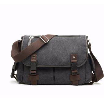 สนใจซื้อ Stmartshop กระเป๋าสะพายข้างผ้าใบใหม่ Messenger Style Bag รุ่น 9849 (สีดำ) อยากขาย Stmartshop กระเป๋าสะพายข้างผ้าใบใหม่ Messenger Style Bag รุ่น 9849 (สีดำ)
