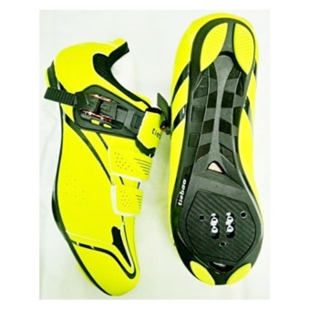 ซื้อ/ขาย TieBao รองเท้าปั่นจักรยานเสือหมอบ/เสือภูเขา รุ่น TB36-B1413 สีเหลือง เบอร์ 40,41,42,43,44,45