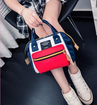 Wonderful Bingo Fashion Japan Women Bag กระเป๋าสะพายข้างสำหรับผู้หญิง (Bluered) June 2018 - 4 Wonderful Bingo fashion Japan Women Bag กระเป๋าสะพายข้างสำหรับผู้หญิง (Bluered) - 4