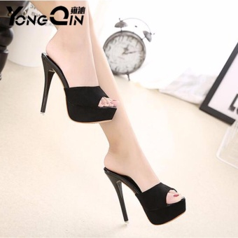 YONGQIN New Women Shoes 2017 Summer Sandals High Heels PlatformSexy Slippers Women Flip-flops Shoes June 2018 - 2 YONGQIN New Women Shoes 2017 Summer Sandals High Heels PlatformSexy Slippers Women Flip-flops Shoes - 2