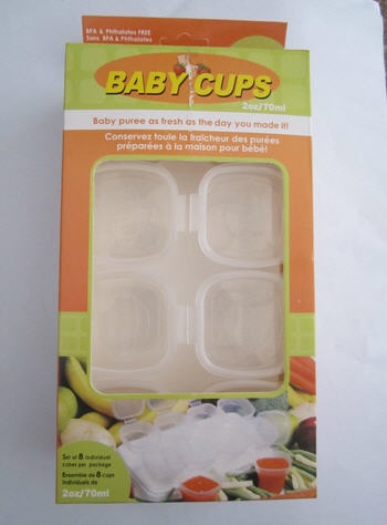 Baby cubes กล่องบรรจุอาหารเสริมเด็ก เก็บแช่แข็ง