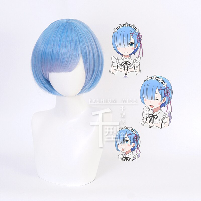 Re Life In A Different World From Zero Rem Cosplay Wig Anime Phụ nữ Ram