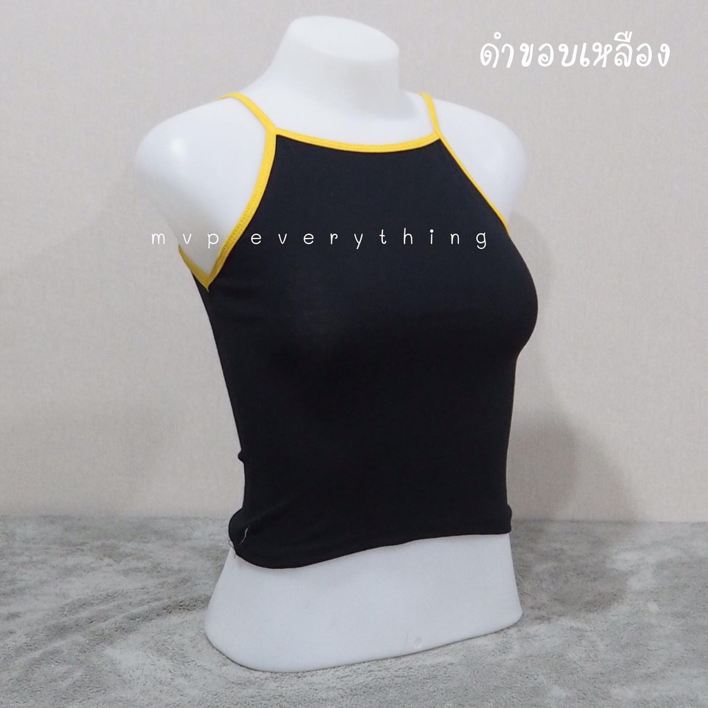 Hot สายเดี่ยววินเทจ ตัวละ 29฿ 4 ตัว 100฿ พร้อมส่ง เลื่อนดูสีด้านขวา