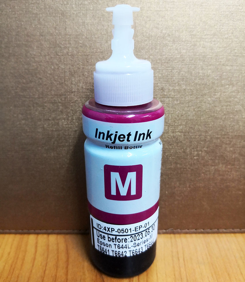 หมึก​เติม For Epson  Ink T6641 T6642 T6643 T6644 มีกล่อง​(ขวดละ100ml)