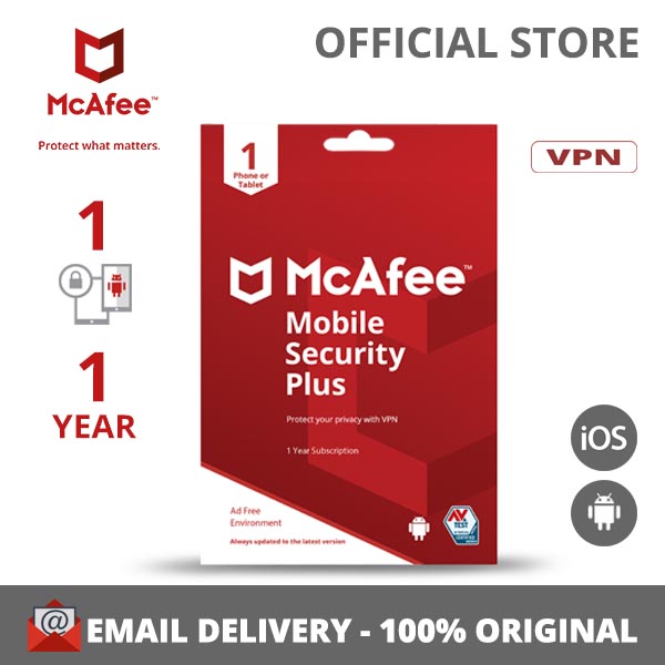Lazada Thailand - McAfee Mobile Security 1 device 1 year