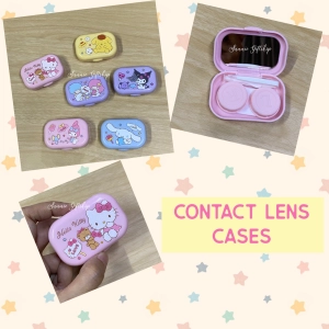 สินค้า Sunniegiftshop พร้อมส่ง ตลับใส่คอนแท็กเลน Contact Lens Cases ลายการ์ตูน