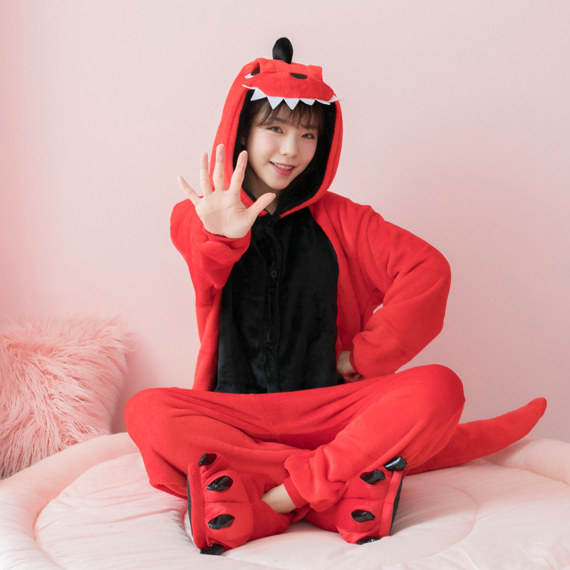 สูง 165-175 cm ชุดมาสคอต L ดูลายด้านใน ชุดแฟนซี Onesie (ไม่รวมรองเท้า)